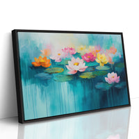 Lotus Dreams Float On Turquoise Waters