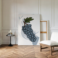 Vineyard Sketches In Steel Blue