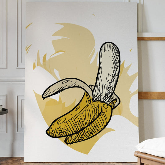 Banana Sketches Its Morning Story