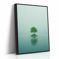 Solitary Tree in Mist