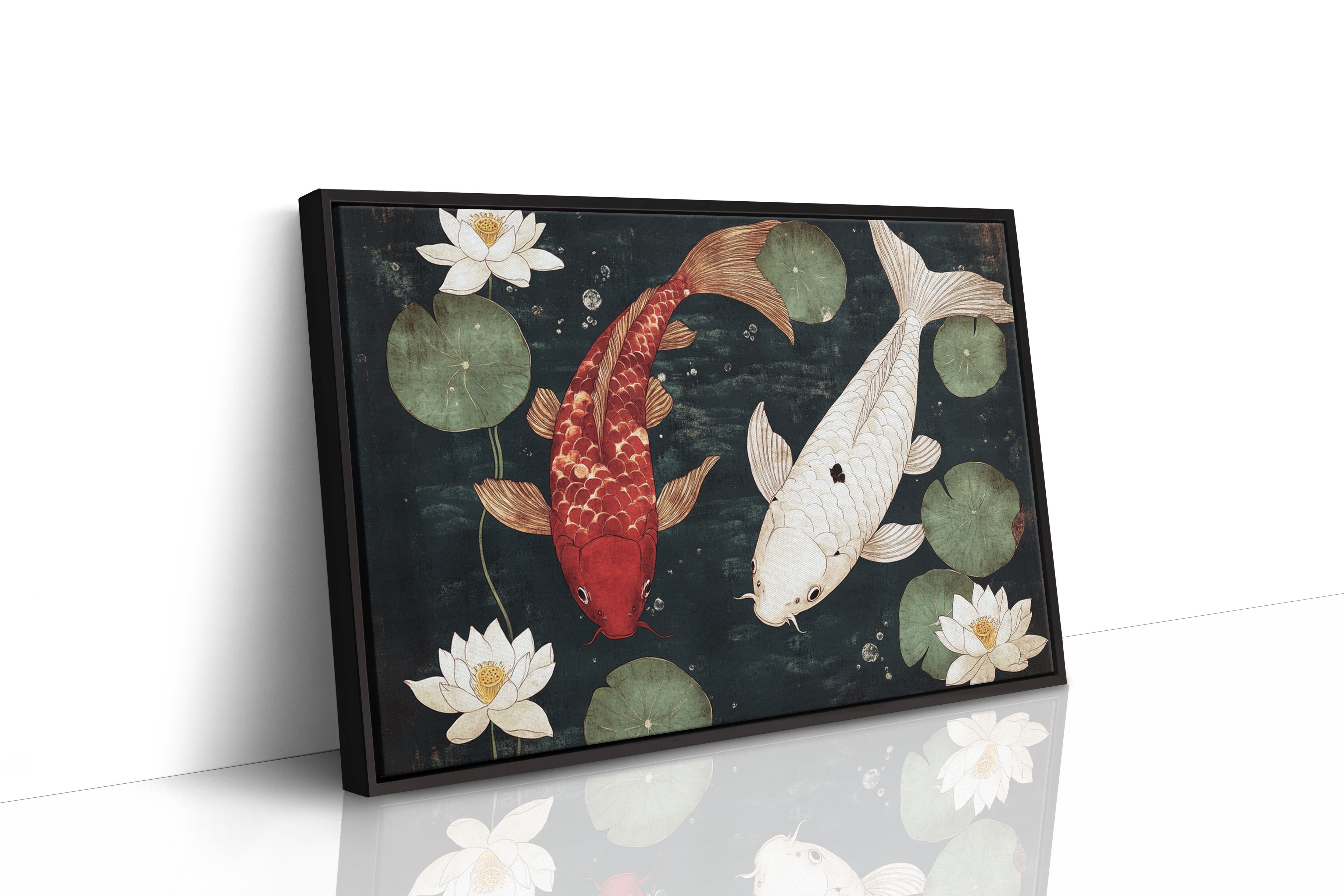 Koi Dance Among Lotus Dreams