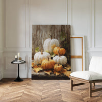 Autumn Gathers White And Gold