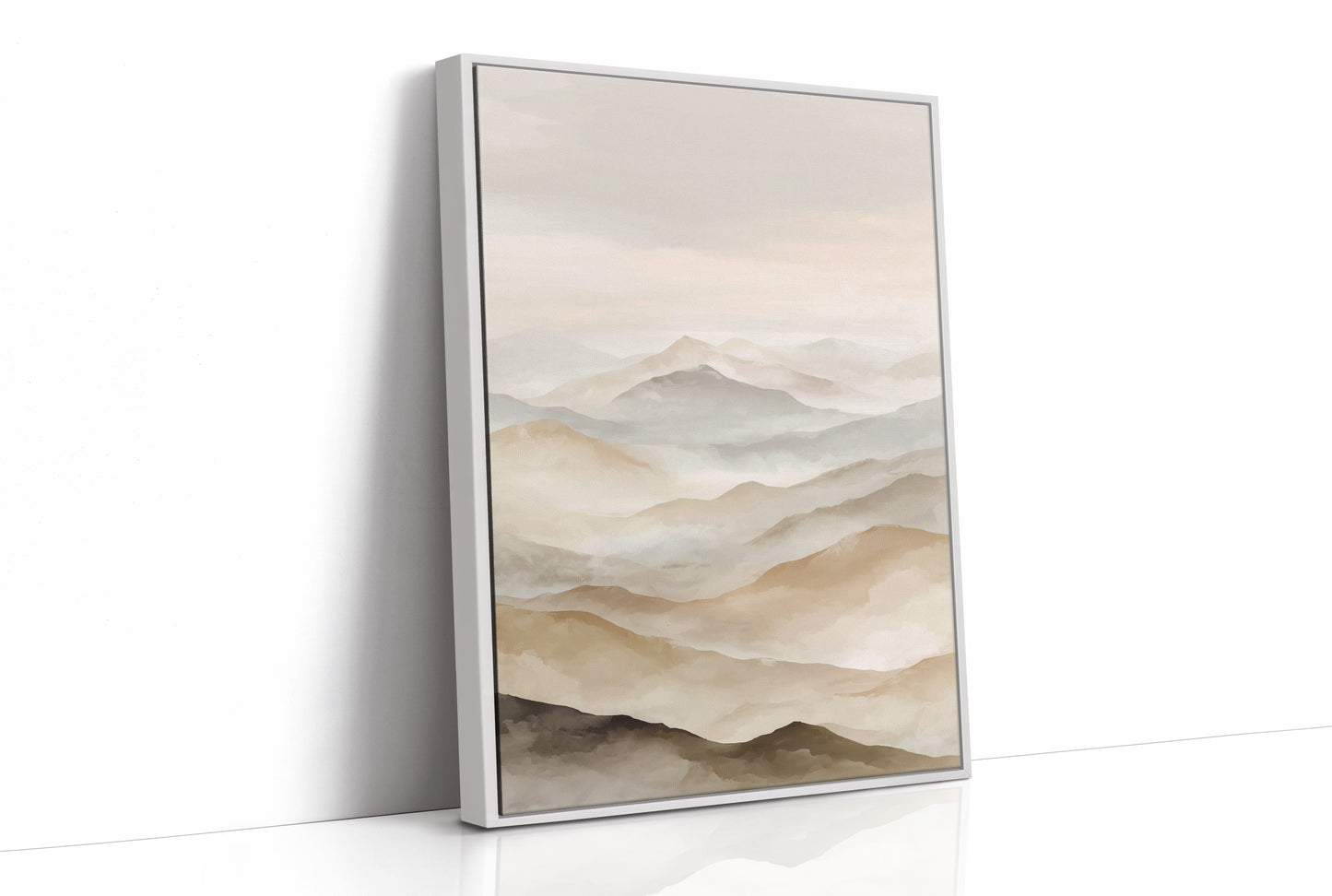 Peaks Float In Morning Mist