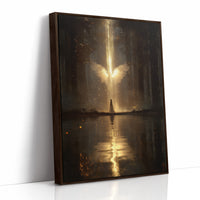 Divine Light Breaks Through Forest