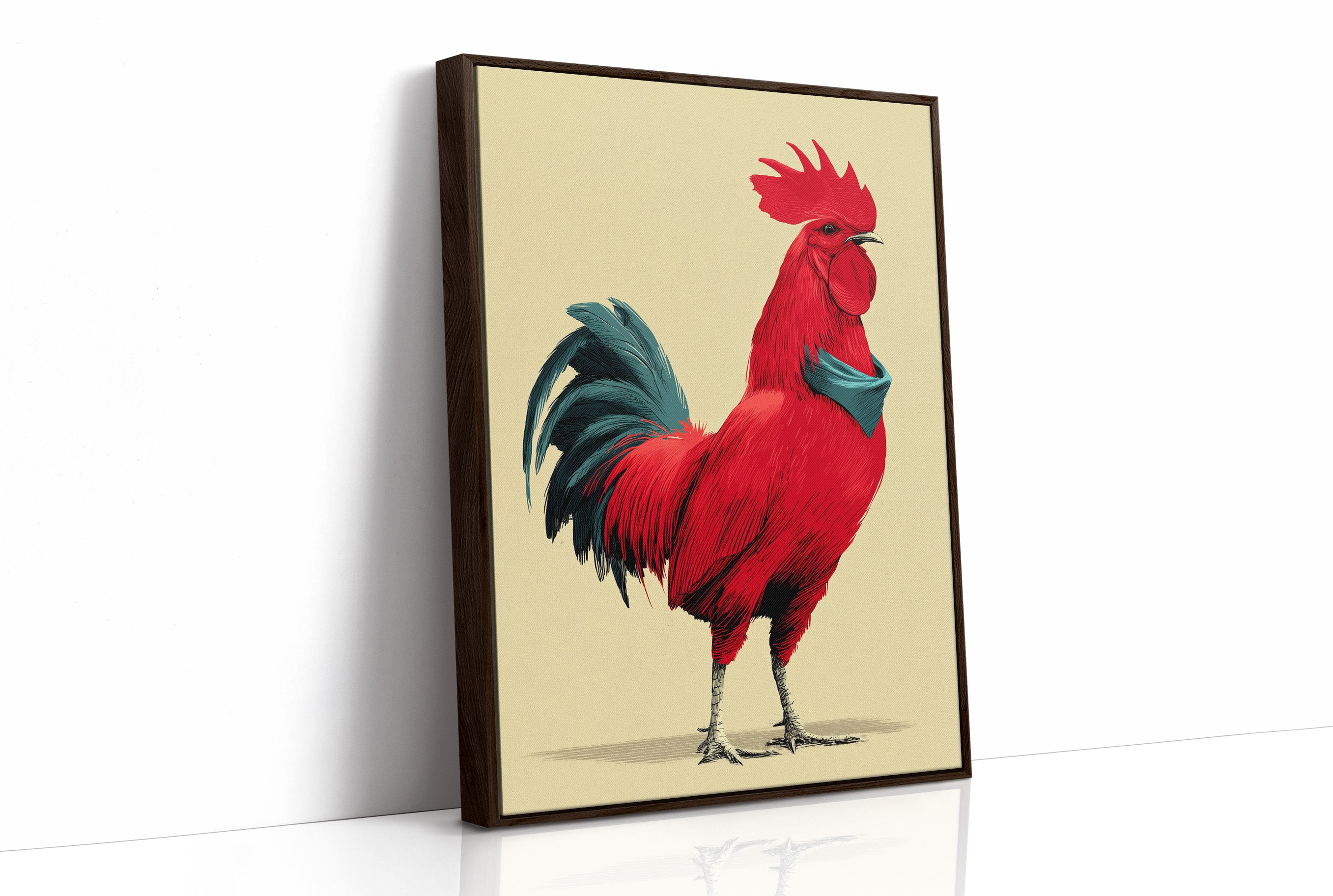 Scarlet Rooster Stance