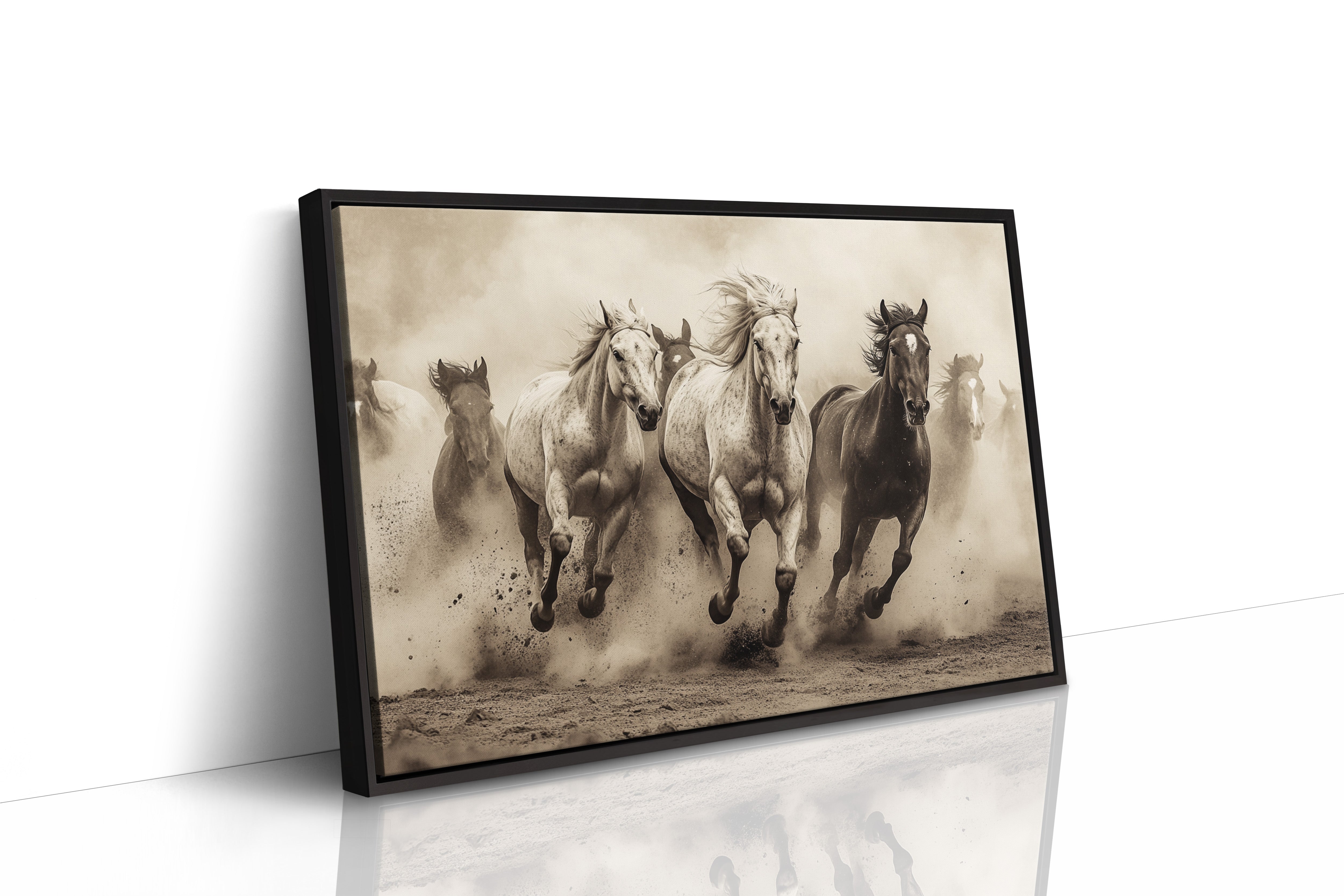 Thunder Hooves Chase Desert Wind