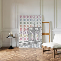 Pastel Stories Cross Brooklyn Bridge