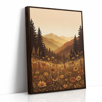 Golden Hour Meadow: Wildflowers Ignore Bedtime