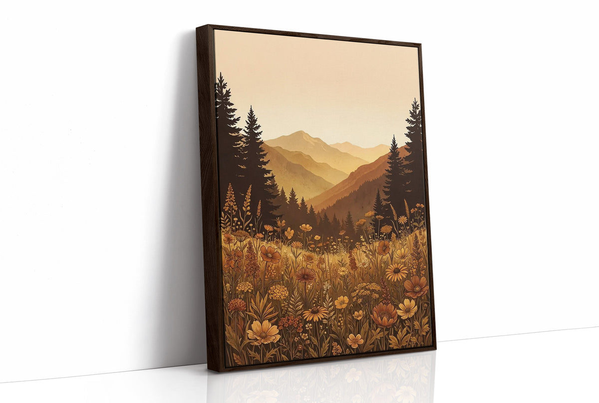 Golden Hour Meadow: Wildflowers Ignore Bedtime
