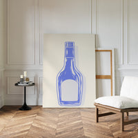 Periwinkle Glass Holds Empty Stories