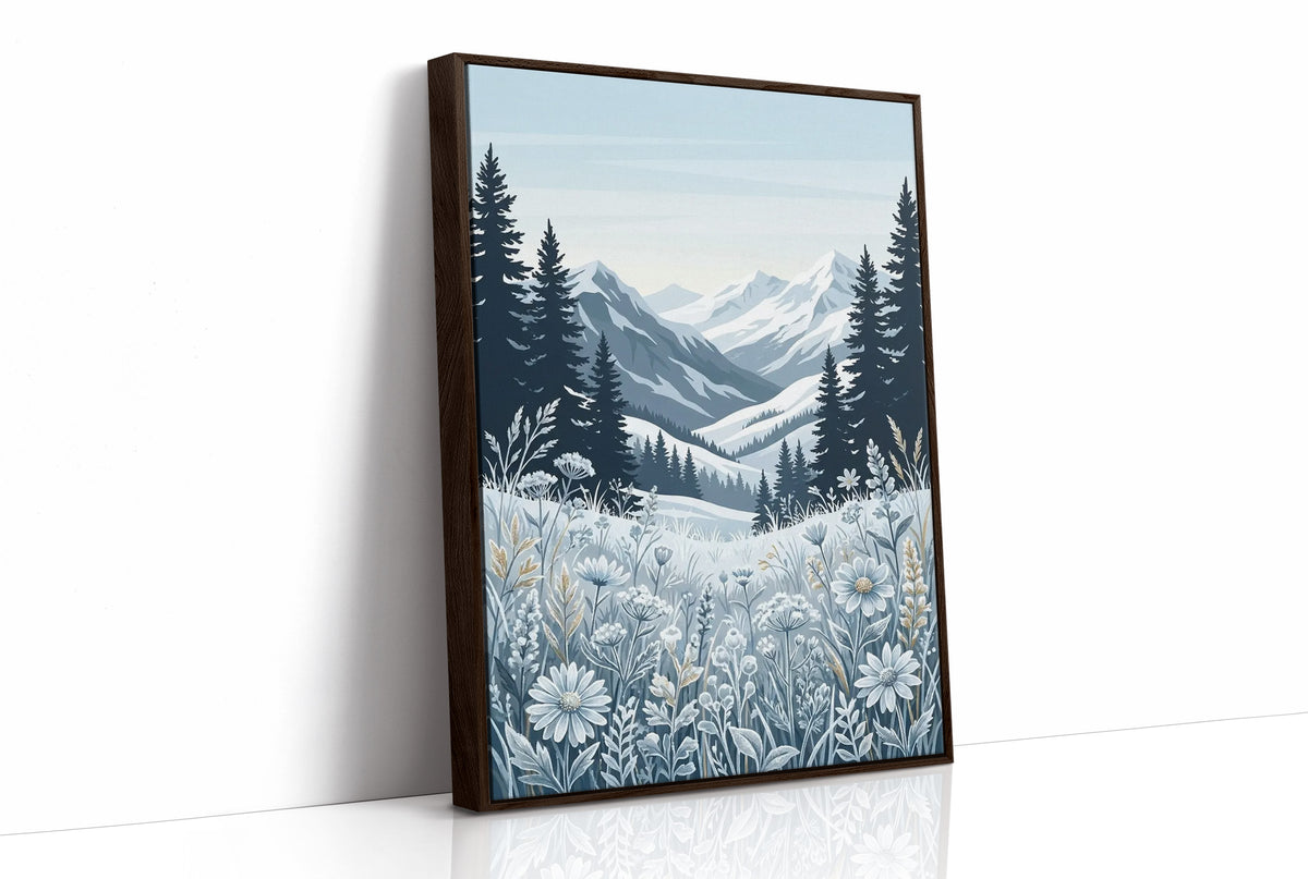 Frosted Meadow: Wildflowers Refuse to Hibernate