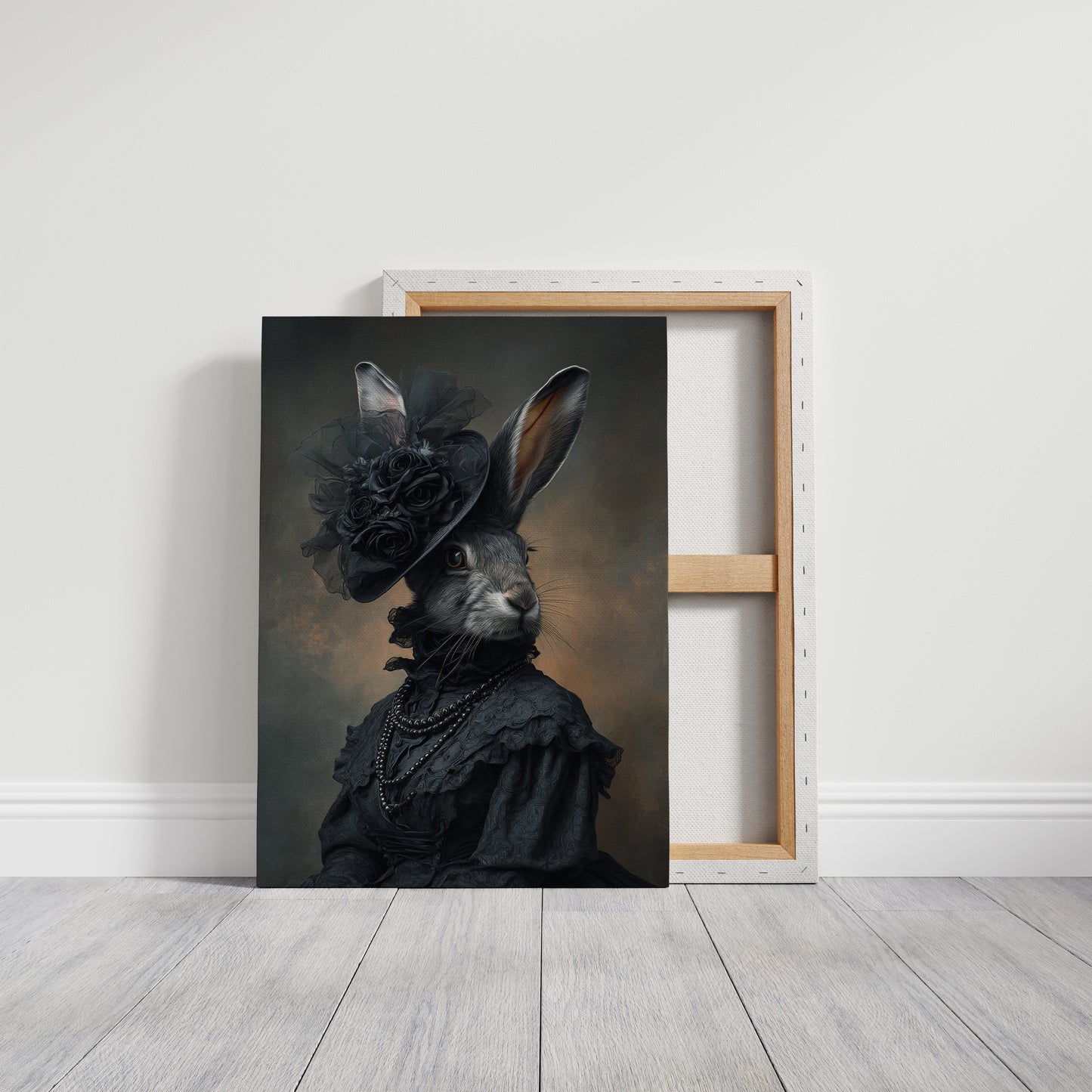 A Rabbit's Midnight Elegance
