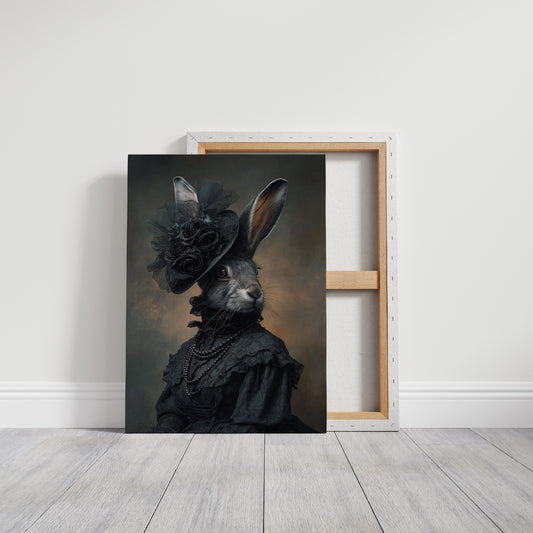 A Rabbit's Midnight Elegance
