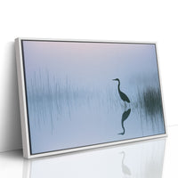 Stillness Before the Heron