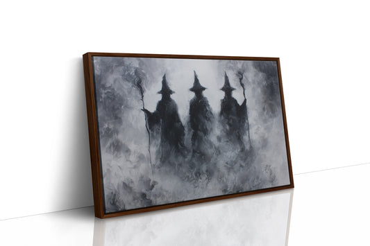 Mist Cloaked Figures Await Dawn