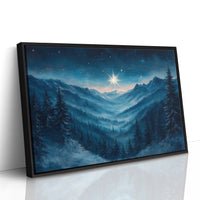 Northern Peaks Hold Winter's Light