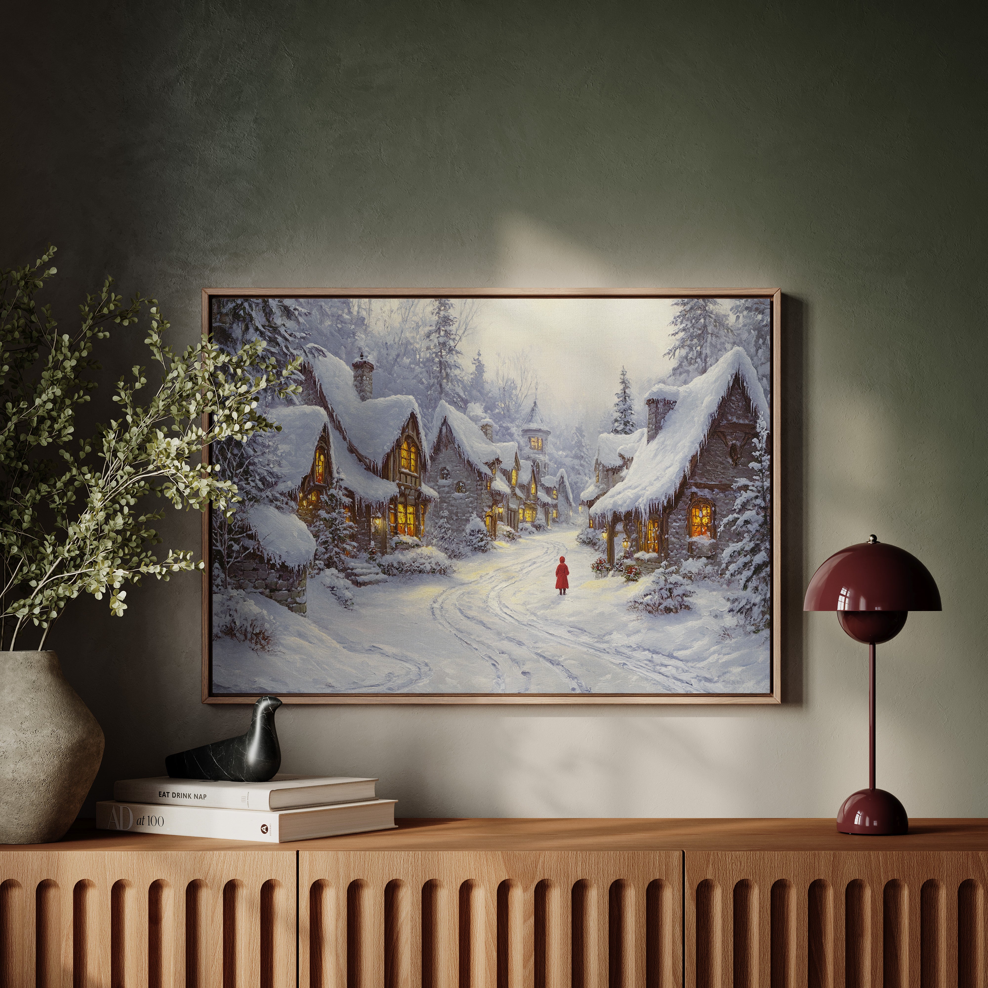 Winter Village Glows With Stories