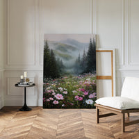 Mountain Meadow Wakes In Pink