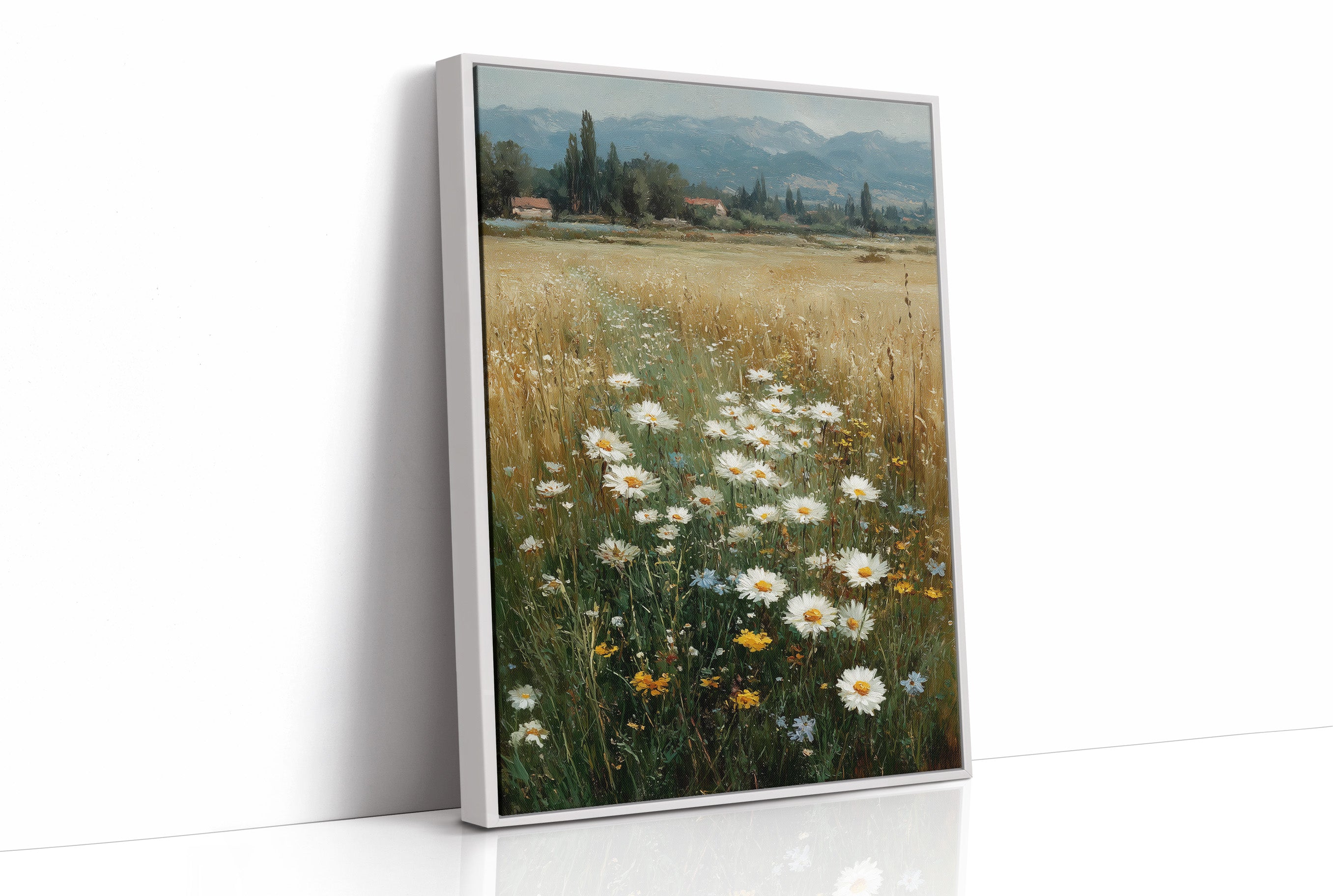 Daisies Where the Wheat Runs Out