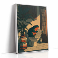 Wise Toad's Morning Paper Ritual