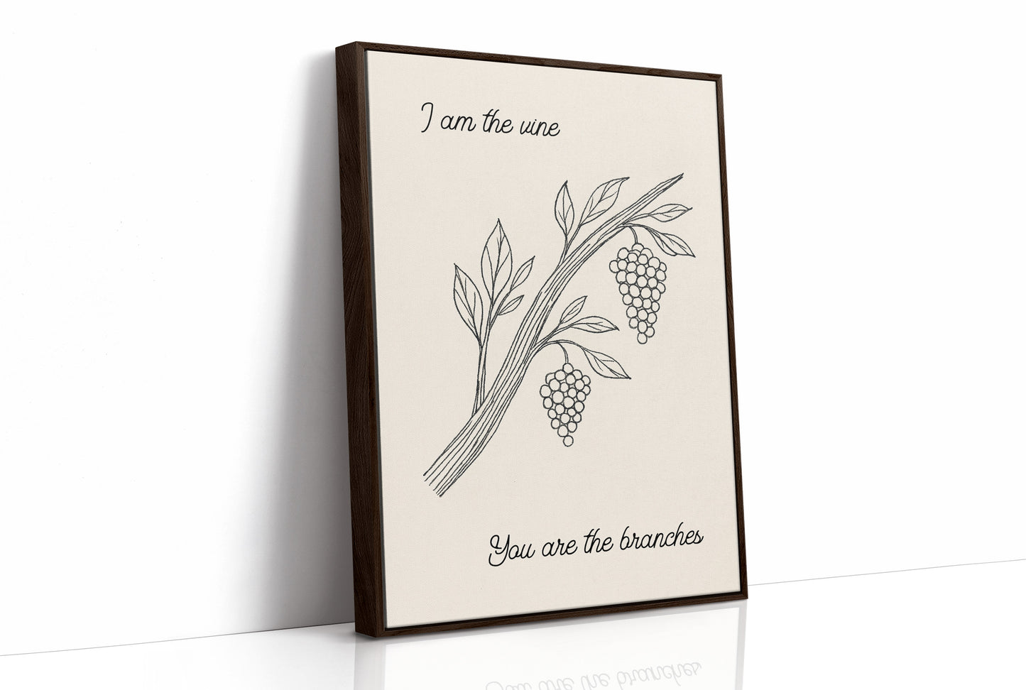 Vineyard Scripture In Simple Lines