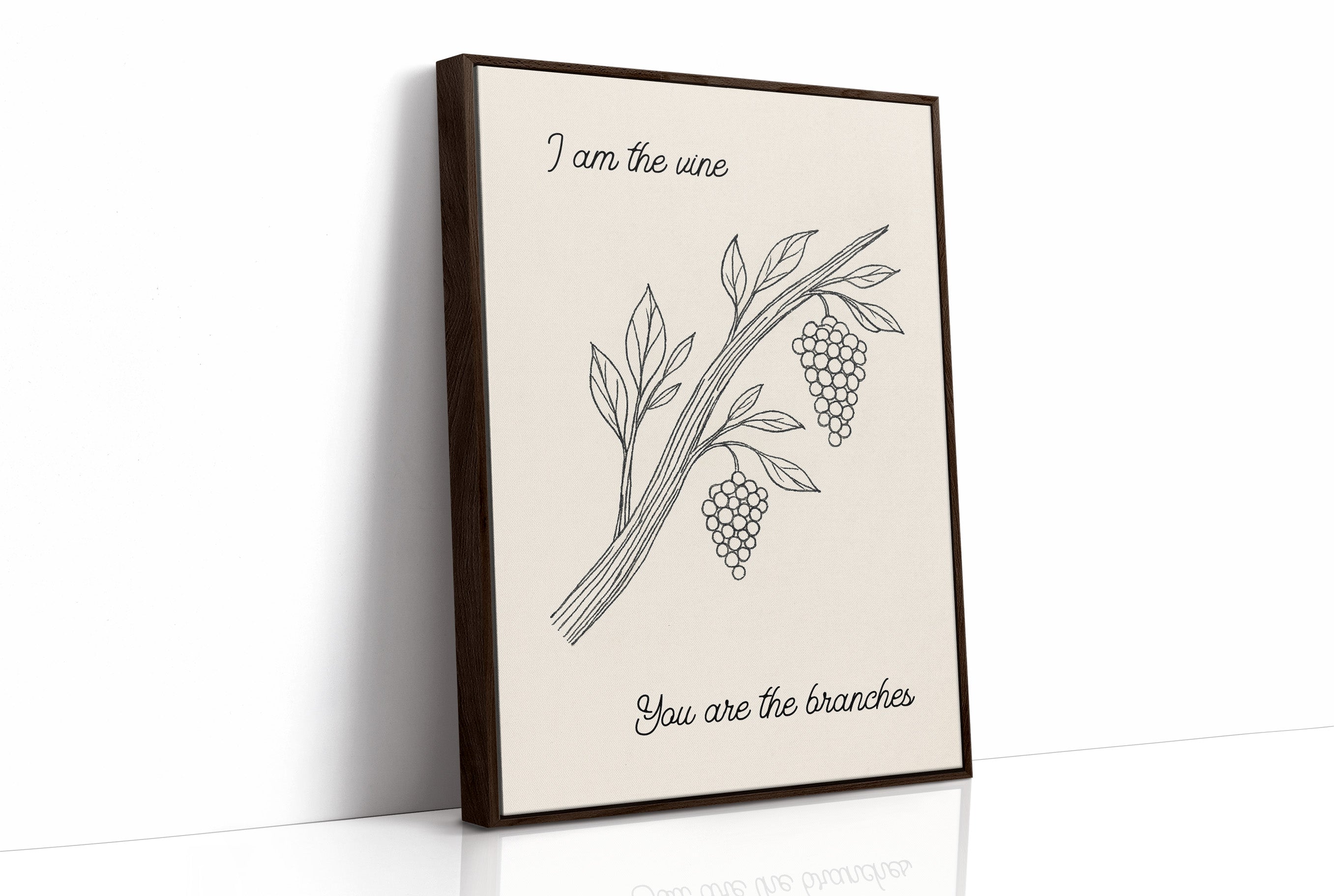 Vineyard Scripture In Simple Lines