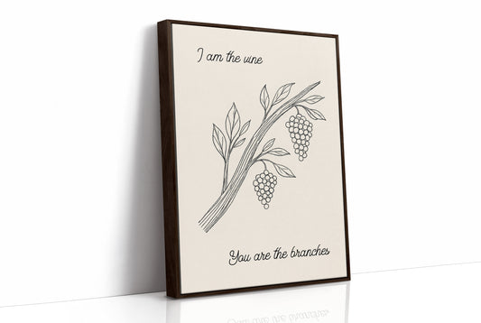 Vineyard Scripture In Simple Lines