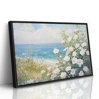 Coastal Roses Dance With Waves