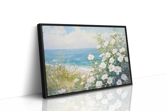 Coastal Roses Dance With Waves