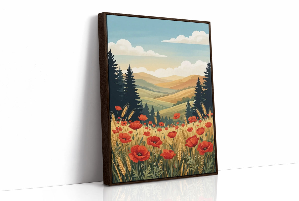 Poppy Fields Forever: Wheat Third-Wheeling