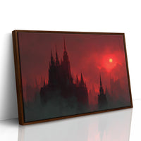 Crimson Spires Under Blood Moon