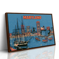 Maryland Harbor Pop Art