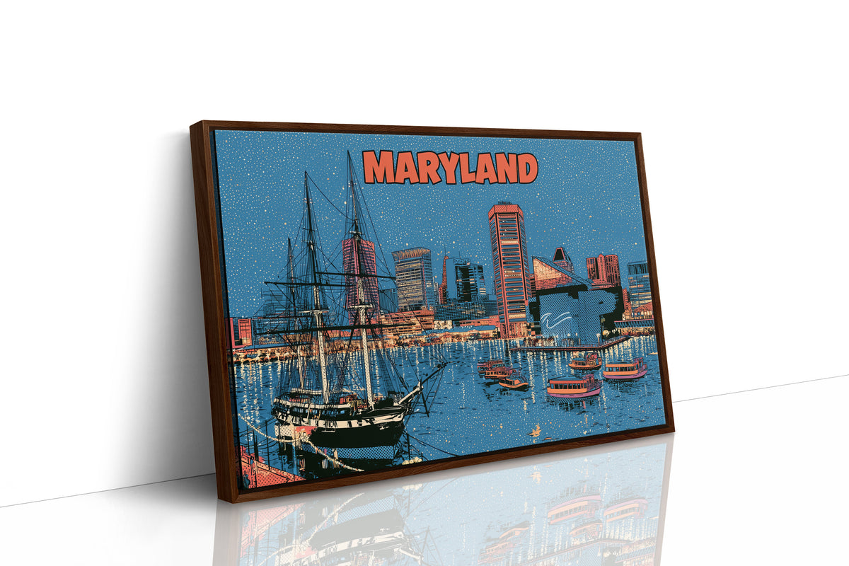 Maryland Harbor Pop Art