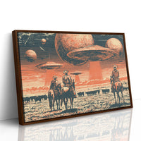 Cattle Drive Under Strange Skies