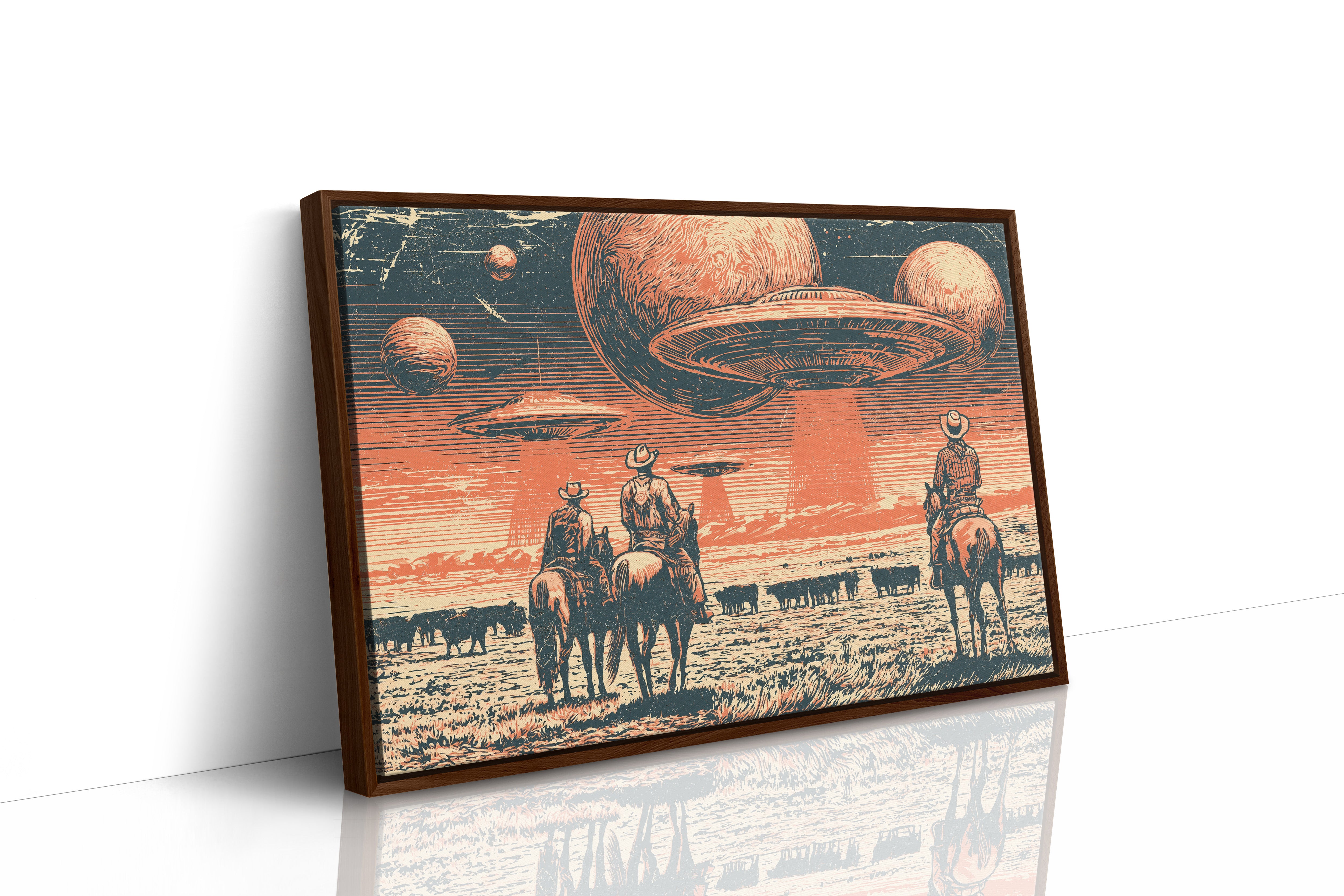 Cattle Drive Under Strange Skies
