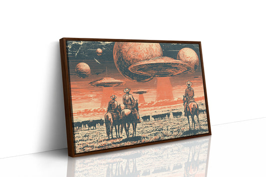 Cattle Drive Under Strange Skies
