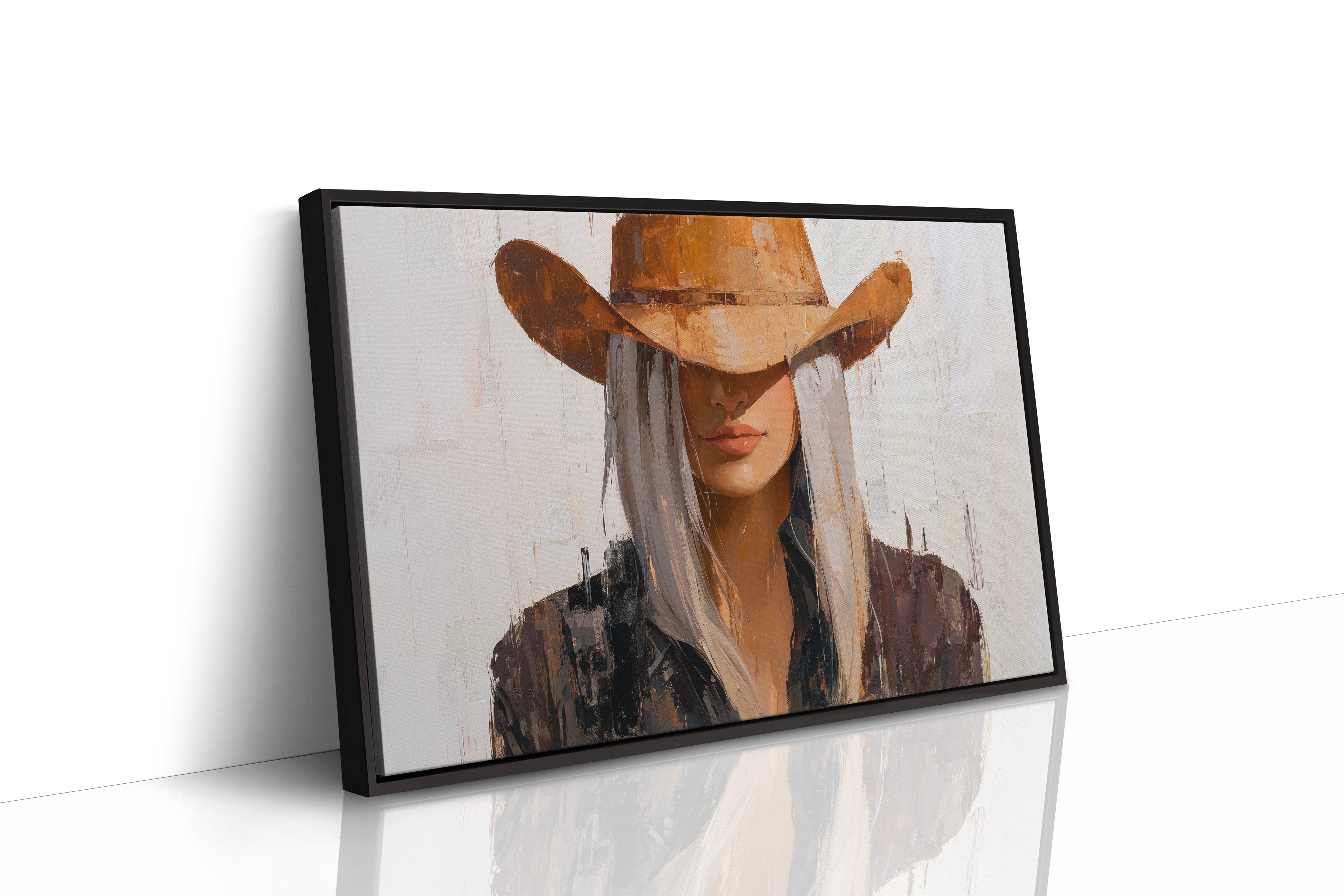 Western Shadows Cast in Palette Knife