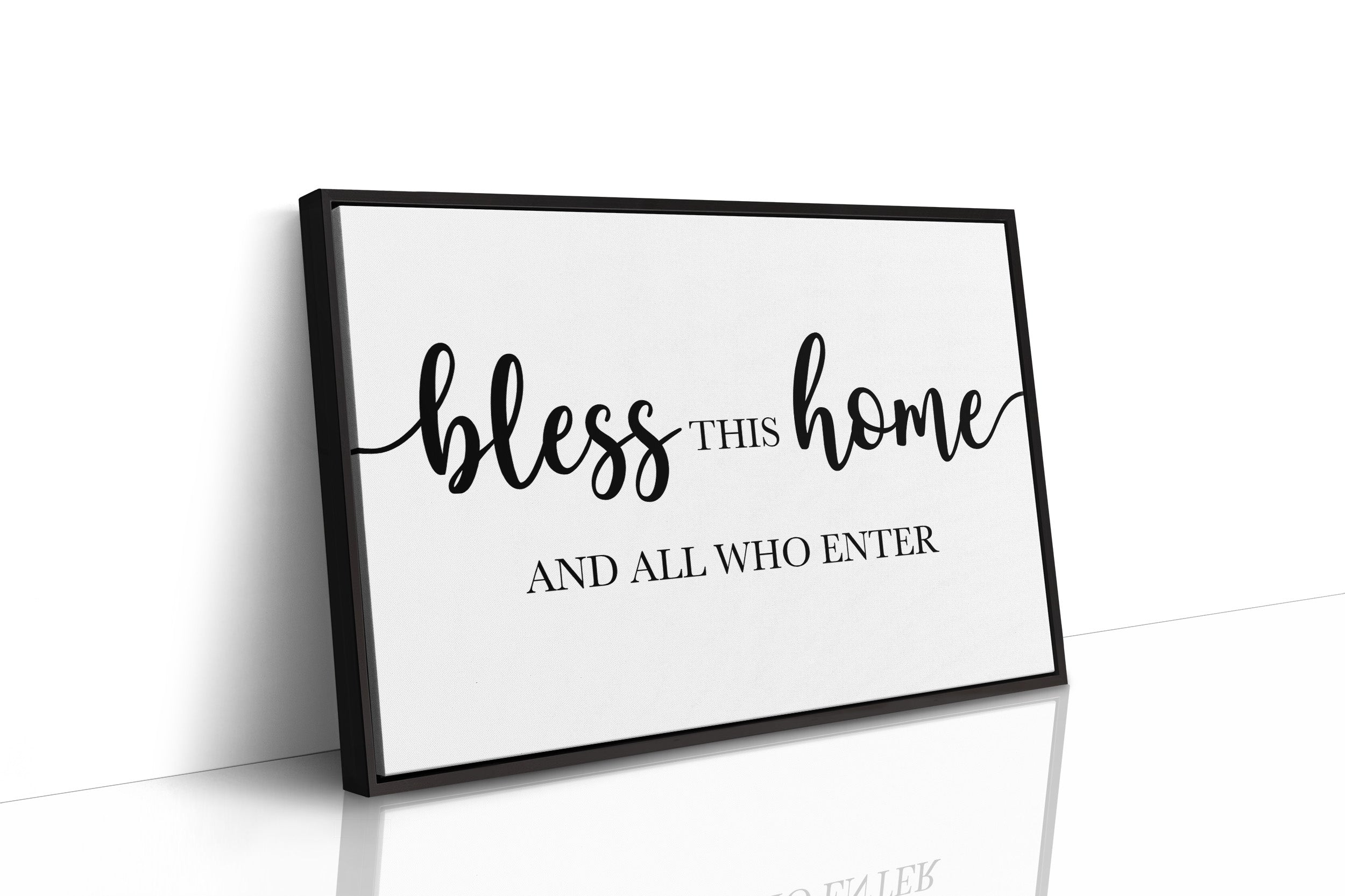 Threshold Blessing In Elegant Script