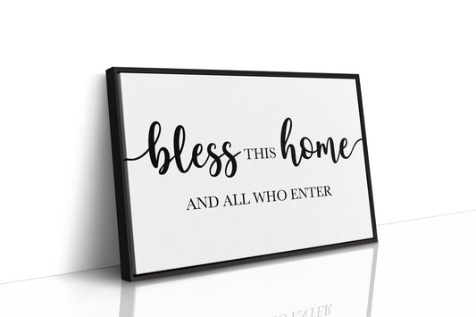 Threshold Blessing In Elegant Script