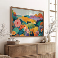 Rolling Hills Dance With Wild Blooms