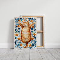 Sun-Kissed Paws and Floral Embrace