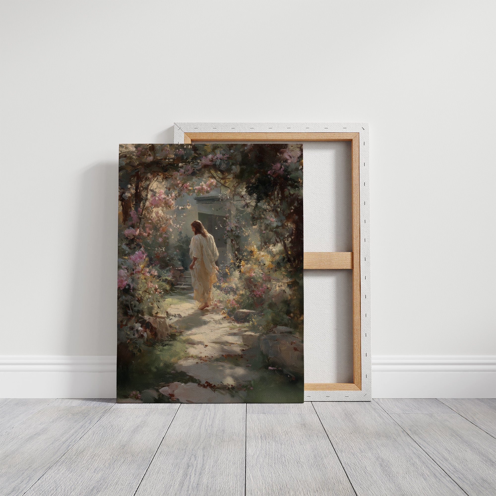 Ethereal Garden Beckons Through Morning Light