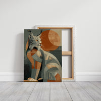 Lynx Beneath a Copper Moon