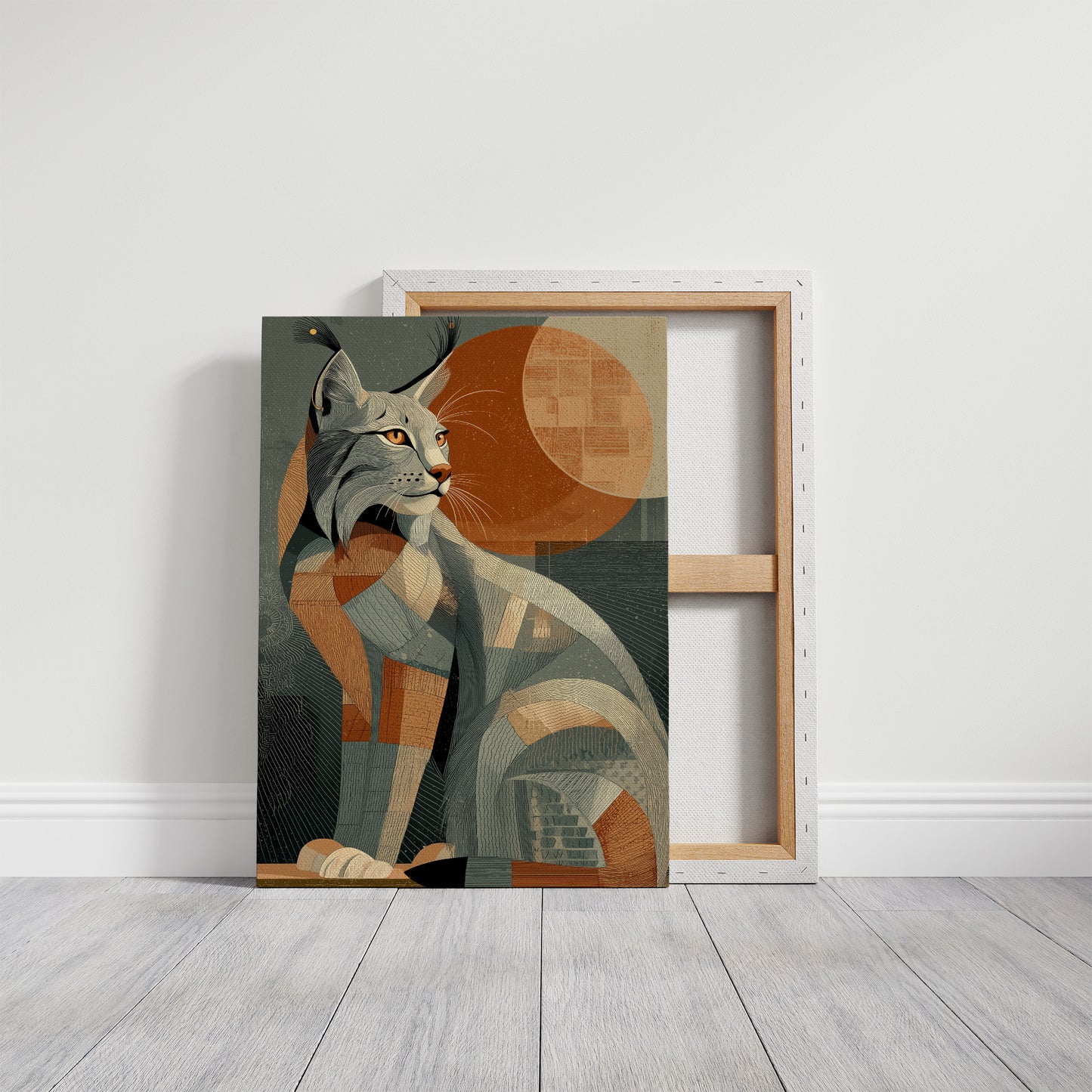 Lynx Beneath a Copper Moon
