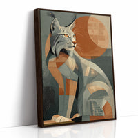 Lynx Beneath a Copper Moon
