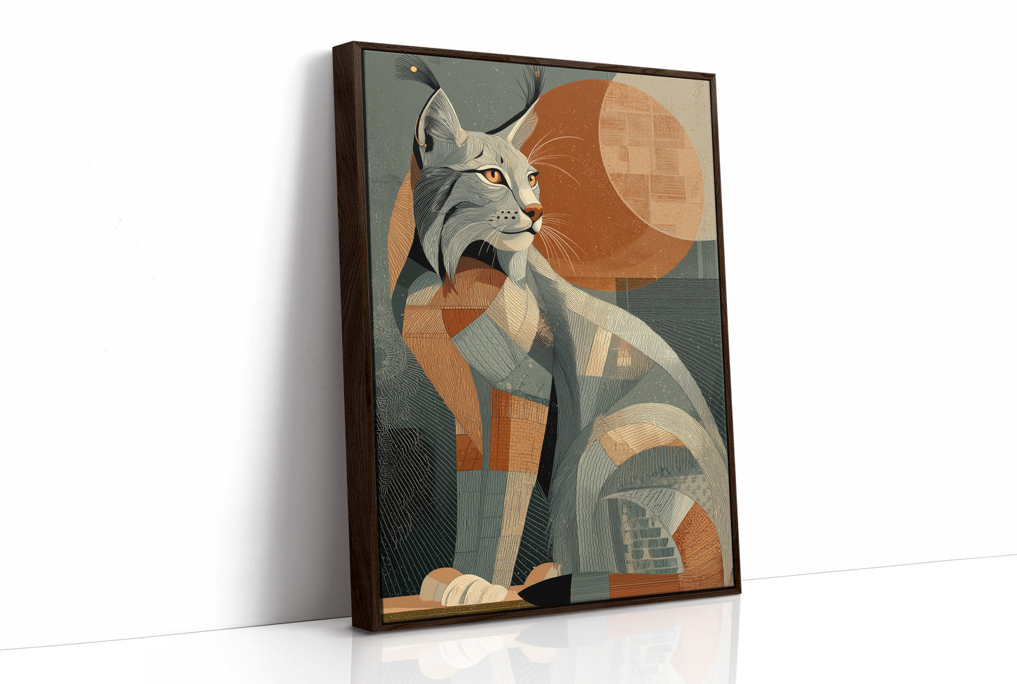 Lynx Beneath a Copper Moon
