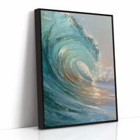 Teal Crescendo Captures Coastal Memory