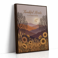 Thankful Hearts Gather Here: Moon Included