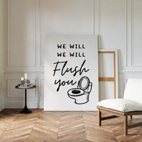 Bold Words For Bathroom Walls