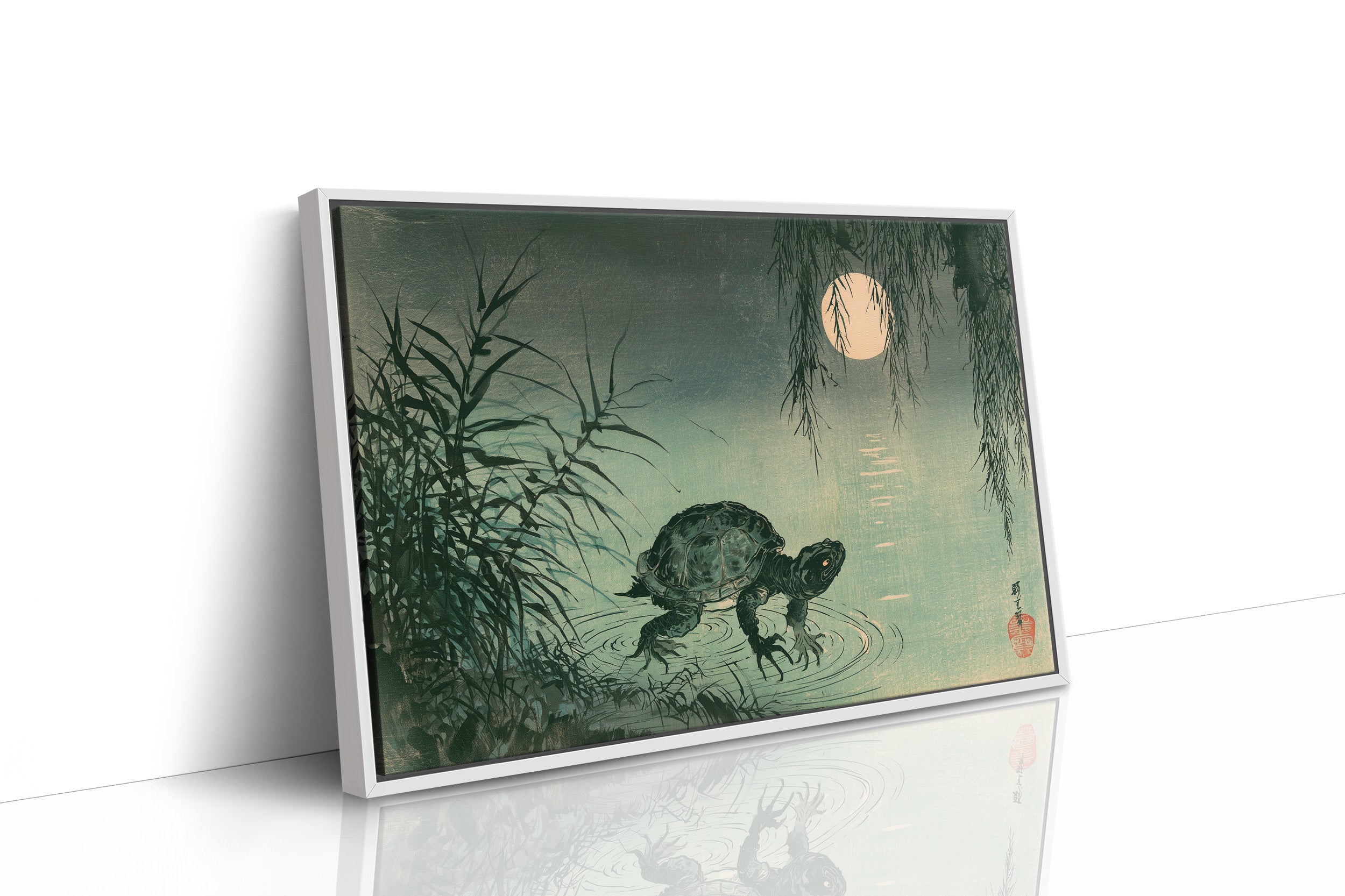Turtle Beneath the Willow Moon
